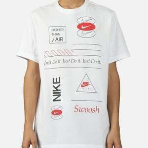 Nike Men's White Graphic T-Shirt Size Medium